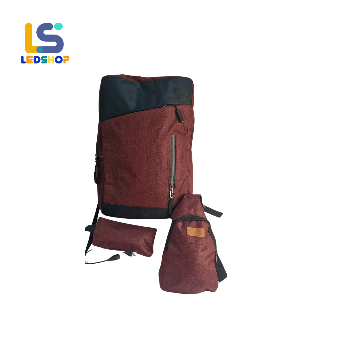 MOCHILA  DEPORTIVA 3 PIEZAS